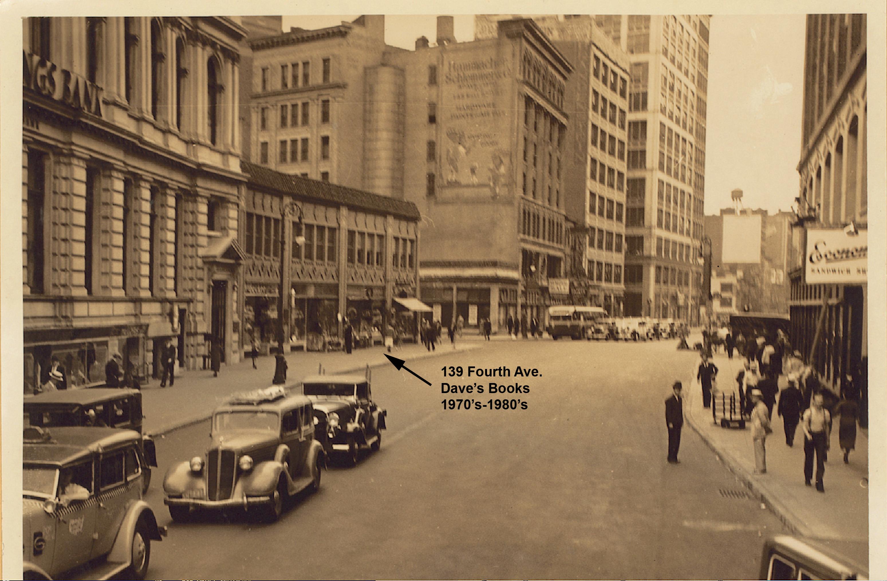 PopSpots - Book Row - Fourth Avenue Bookstores - New York - 1900 ...