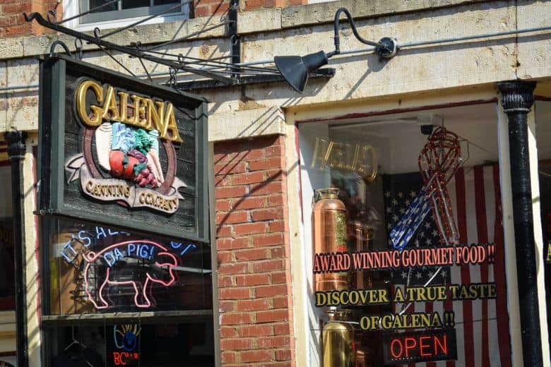 Exquisite Shoppingerfahrungen und viel Stil waren in Galena ein wichtiger Bestandteil des Erlebnisses, weshalb es auch immer wieder Besucher aus Chicago in die verträumte Kleinstadt zog.