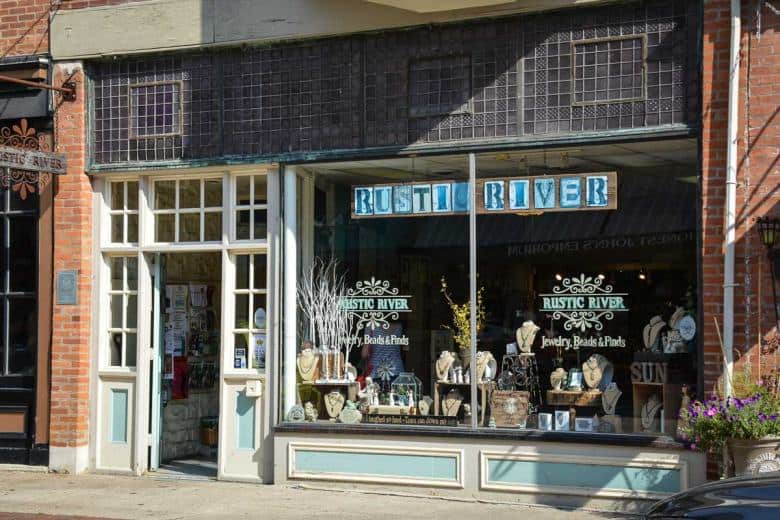 Viele Gebäude in Galena zeigten noch ursprüngliche Bauelemente, was den Geschäften zusätzlichen Charm verlieh. 