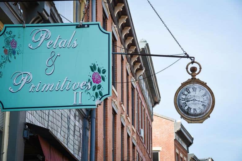 Vintage-Shops, Leckereien und Feinschmeckerrestaurants bestimmten das historische Stadtbild von Galena. 